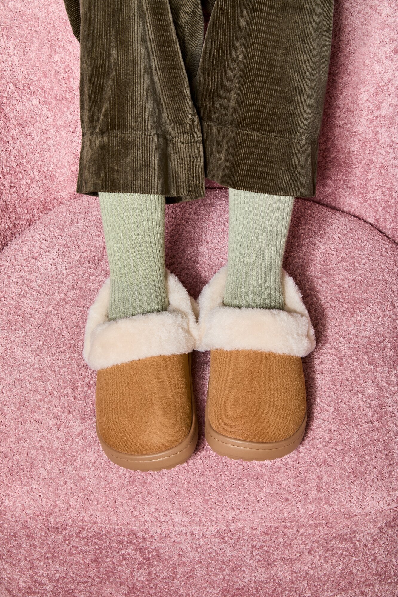 Classic Unfurgettable Suede clog - Sepia